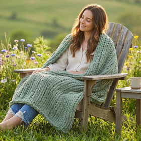 Amélie Home crochet rope knot detail adds handmade-inspired charm