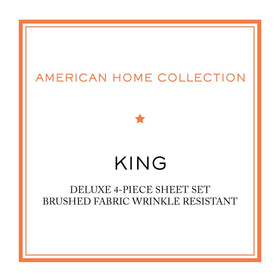 Brown color option complements diverse bedroom styles and hides wrinkles.