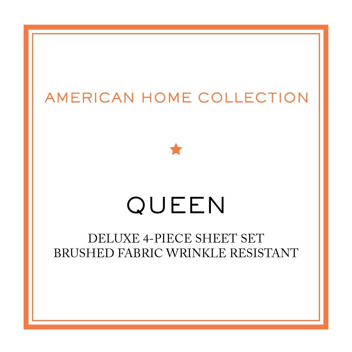 American Home Collection queen sheet set brown color-retention example highlights fade resistance.