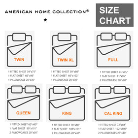 American Home Collection queen sheet set brown soft-touch close-up illustrates cozy everyday comfort.