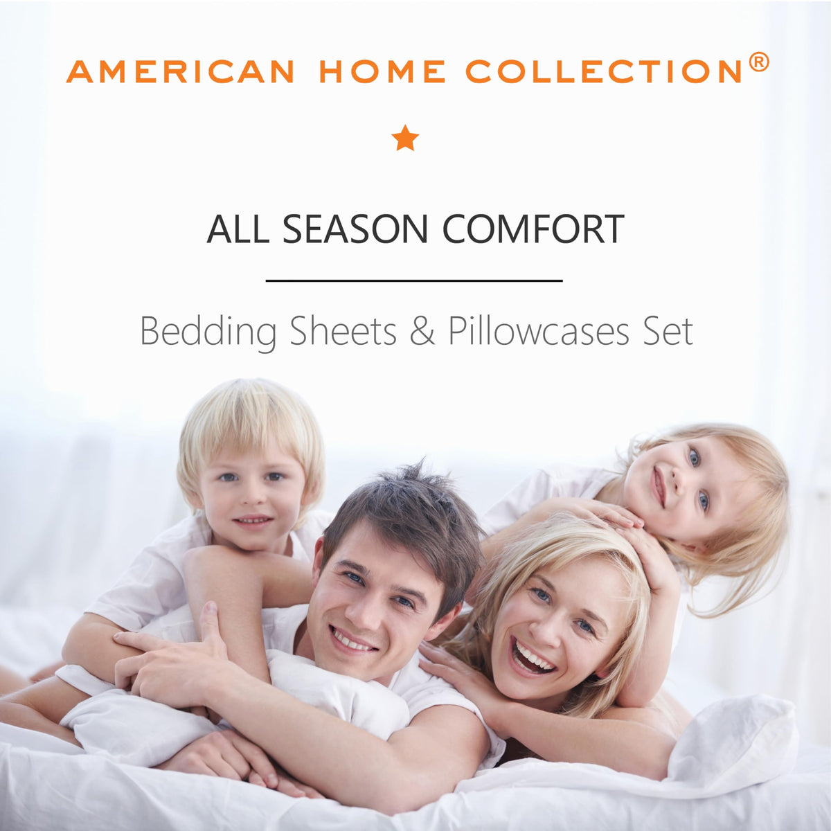 American Home Collection queen sheet set brown wrinkle-test image shows wrinkle-free performance.