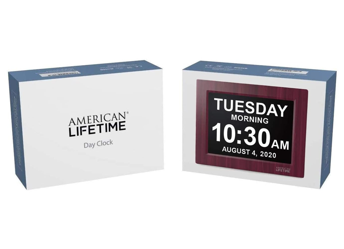 American Lifetime auto-dimming display adjusts to room lighting for comfortable reading
