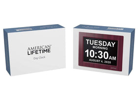 American Lifetime auto-dimming display adjusts to room lighting for comfortable reading