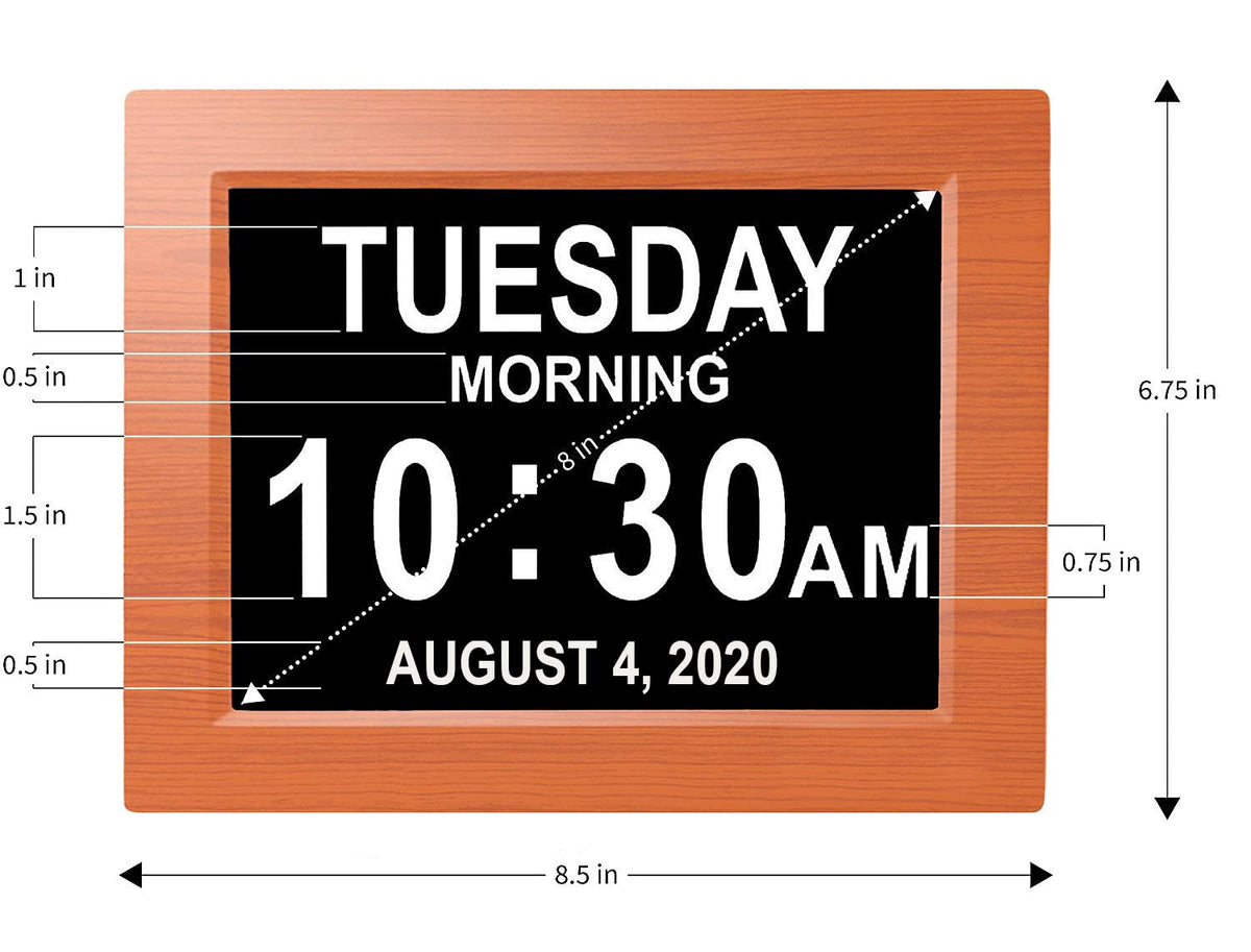 American Lifetime clock supports multiple languages for broader accessibility.