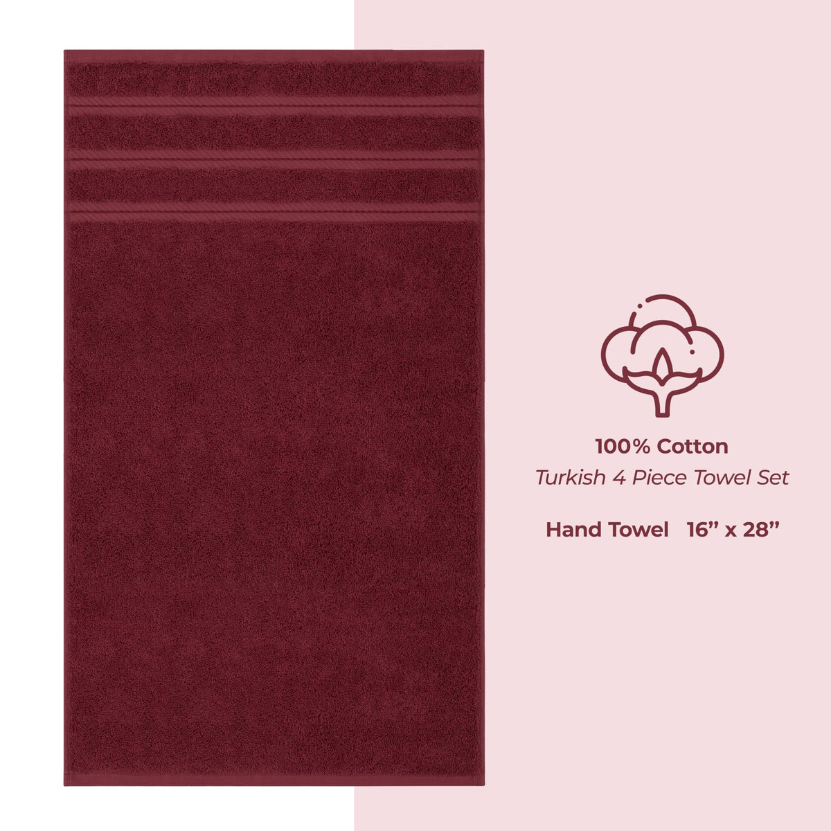 American Soft Linen 600gsm heavy-weight towels with dense, plush pile.