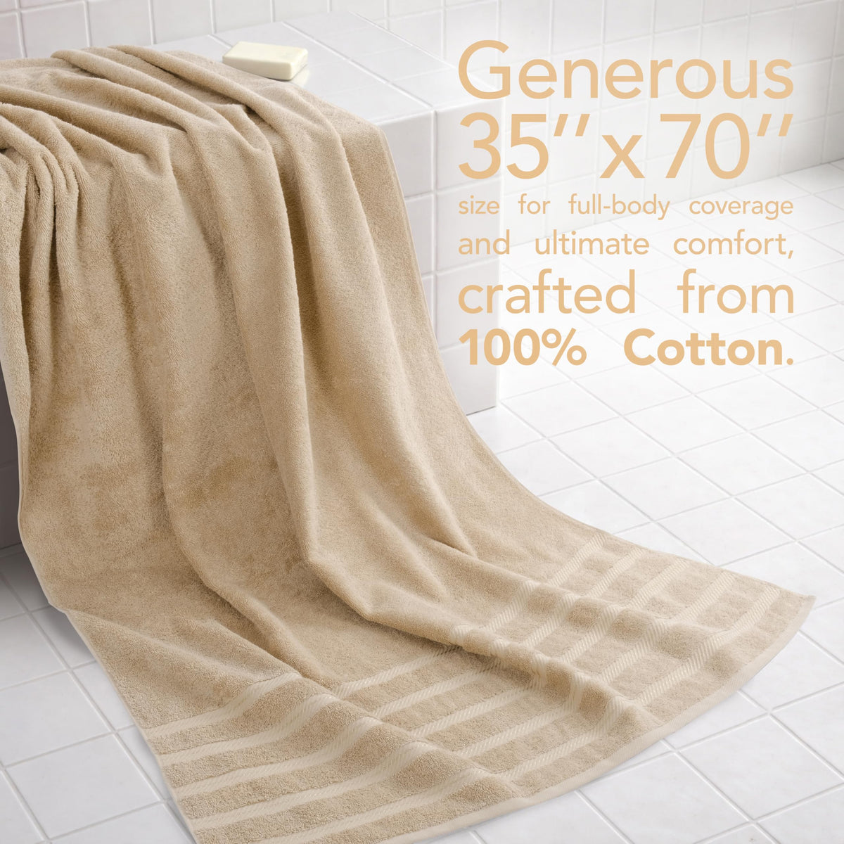 American Soft Linen 600gsm Turkish cotton closeup showing plush texture