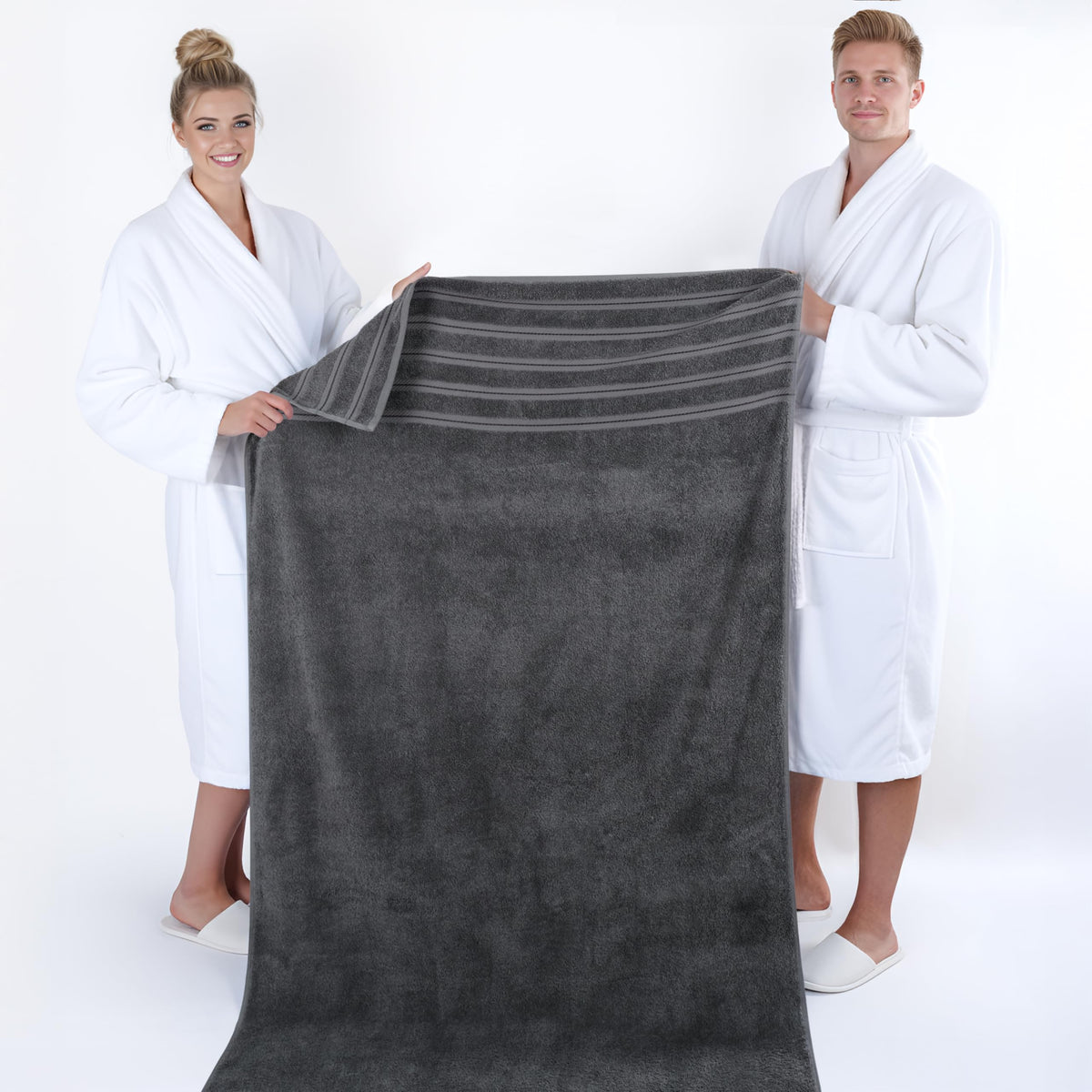 American Soft Linen towel at the beach scene ready for sun and sand use