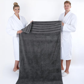 American Soft Linen towel at the beach scene ready for sun and sand use