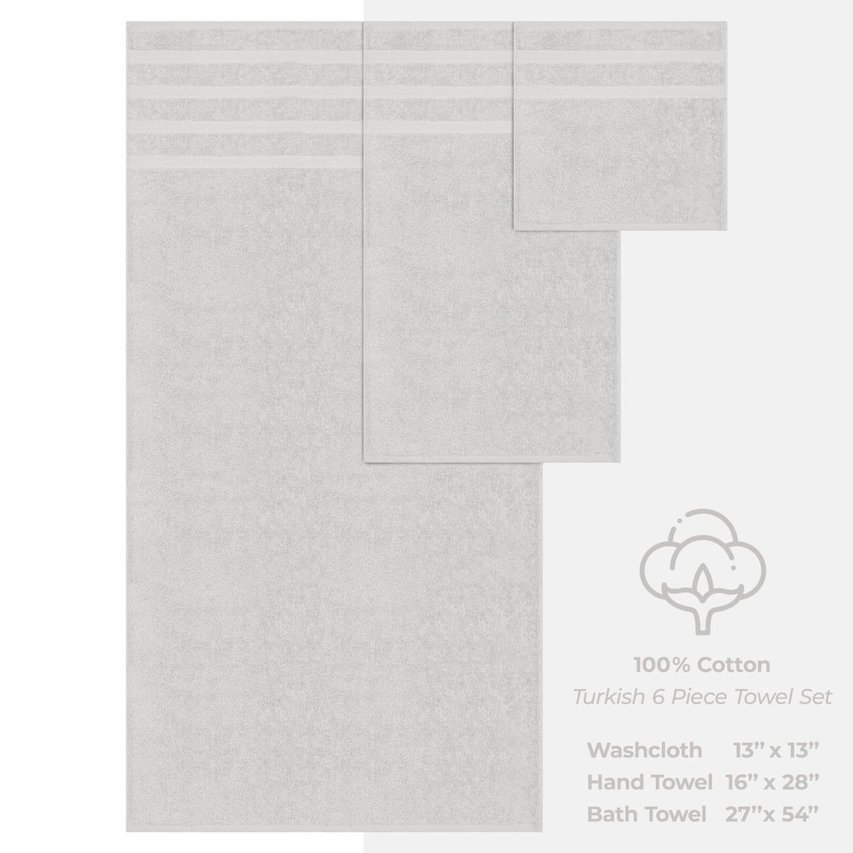American Soft Linen luxury towel set silver grey fabric showcases a modern spa vibe in your bathroom.