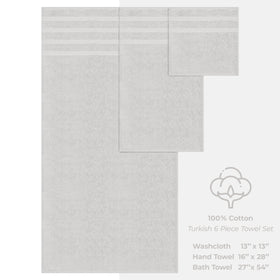 American Soft Linen luxury towel set silver grey fabric showcases a modern spa vibe in your bathroom.