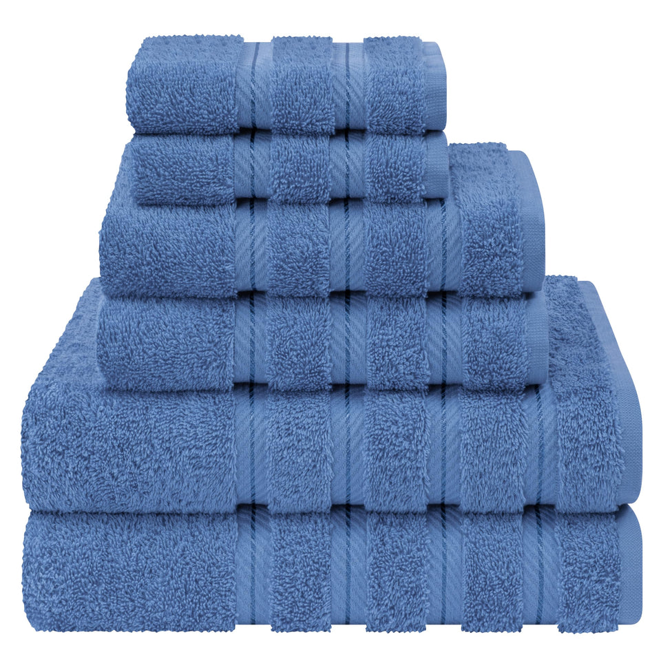 American Soft Linen luxury 6-piece towel set, premium Turkish cotton for everyday spa-quality softness.