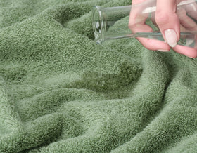 American Soft Linen oeko-tex-certified label indicates safe materials