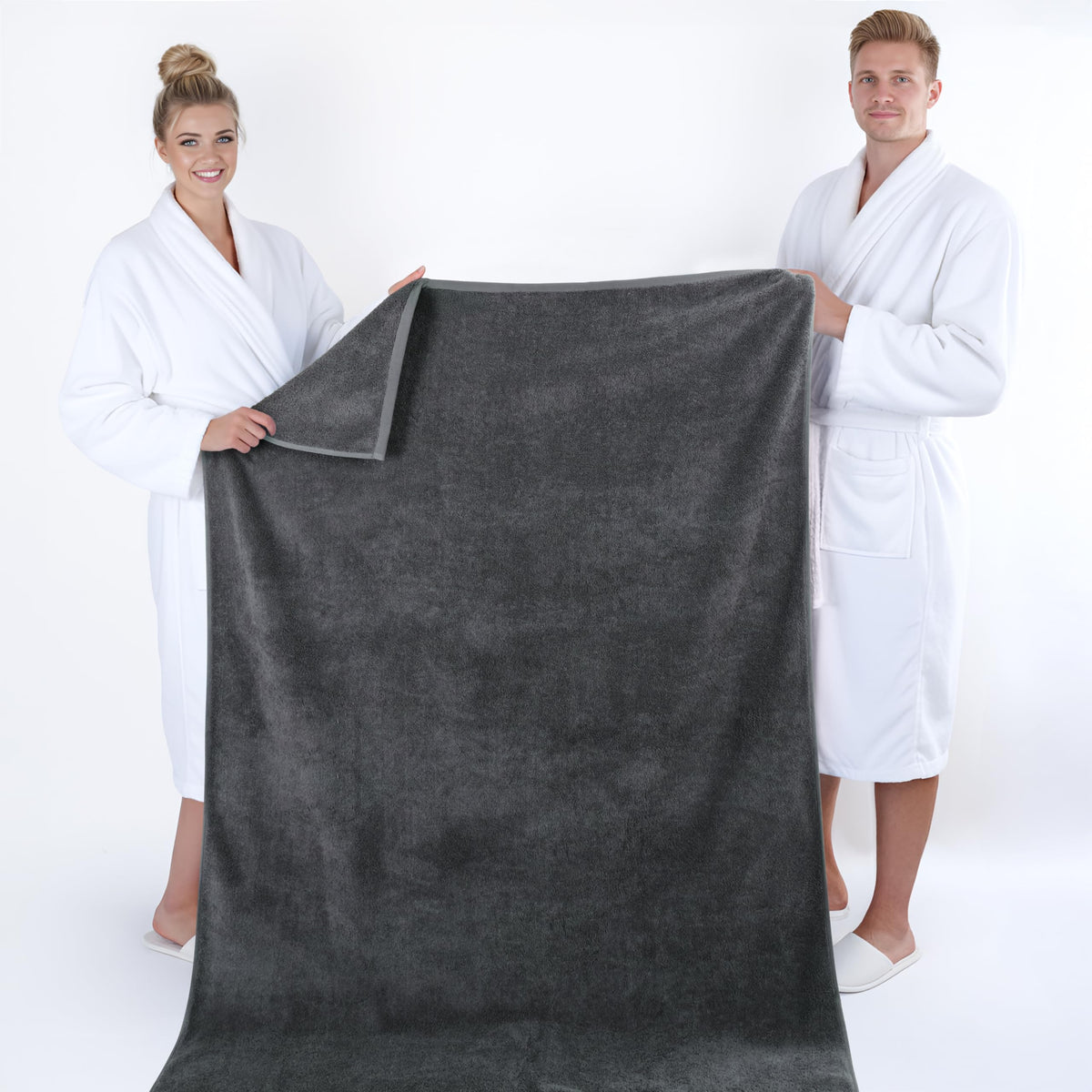 American Soft Linen OEKO-TEX certified towel ready for safe textiles.