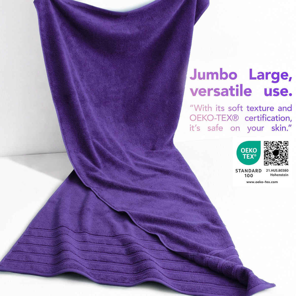 American Soft Linen 600 GSM Turkish cotton towel for soft absorbency