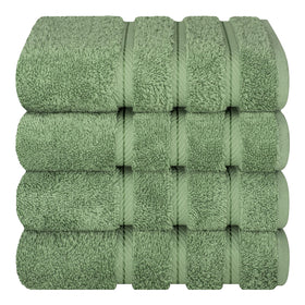 American Soft Linen sage green thread detail emphasizes quality craftsmanship