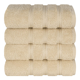 American Soft Linen premium bath linens 16x28 beige, high-quality weave.