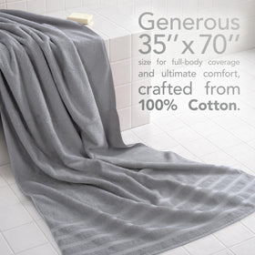 American Soft Linen Turkish cotton 600gsm towel demonstrates premium absorbency.