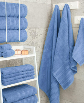 American Soft Linen Turkish cotton towels in 600gsm offer plush absorbency and quick-drying comfort.
