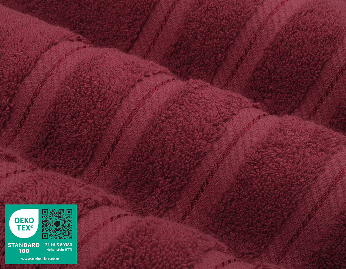 American Soft Linen Turkish cotton close-up highlights luxurious texture and 600gsm weight.