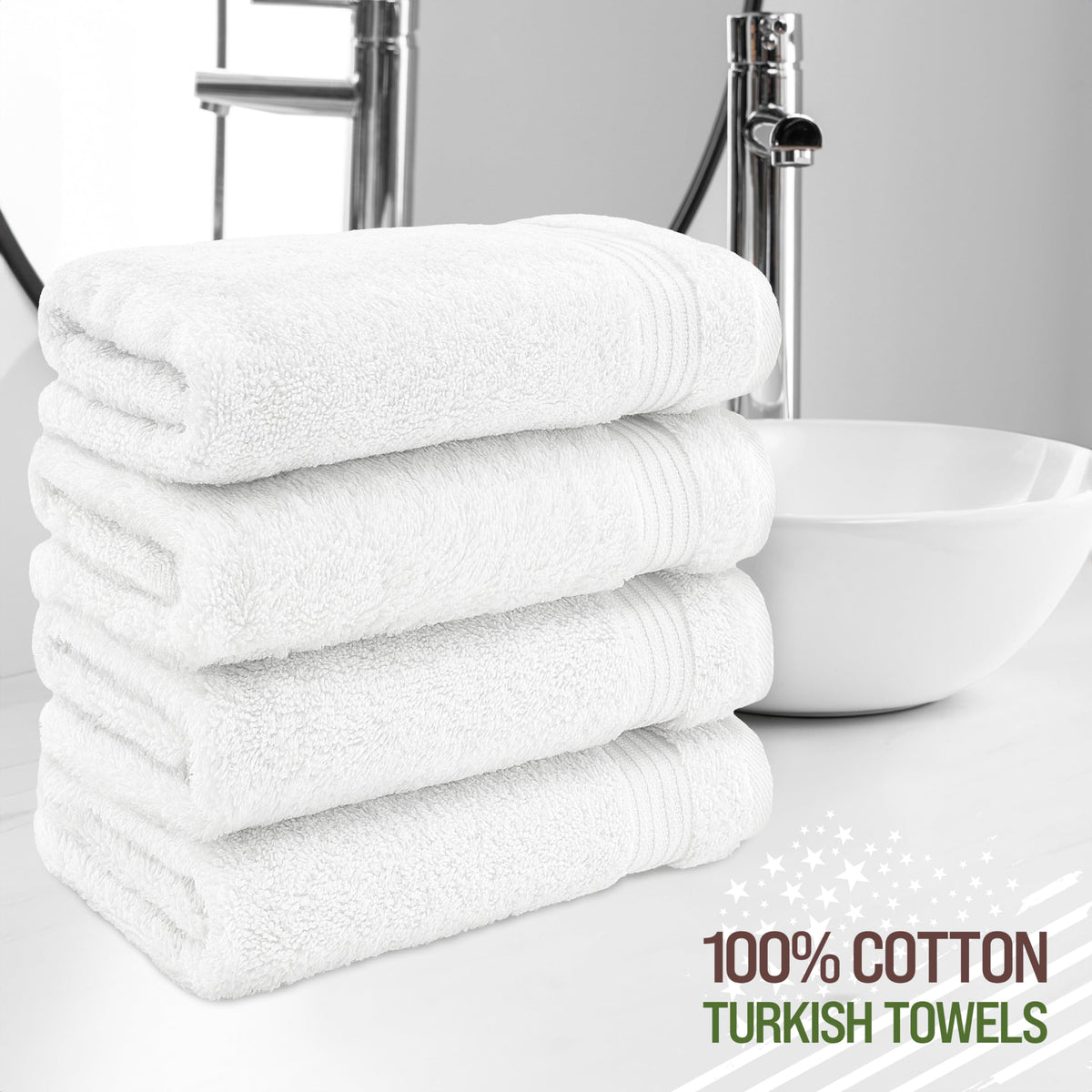 American Veteran Towel 600 GSM Turkish cotton close-up, dense fibers, high absorbency