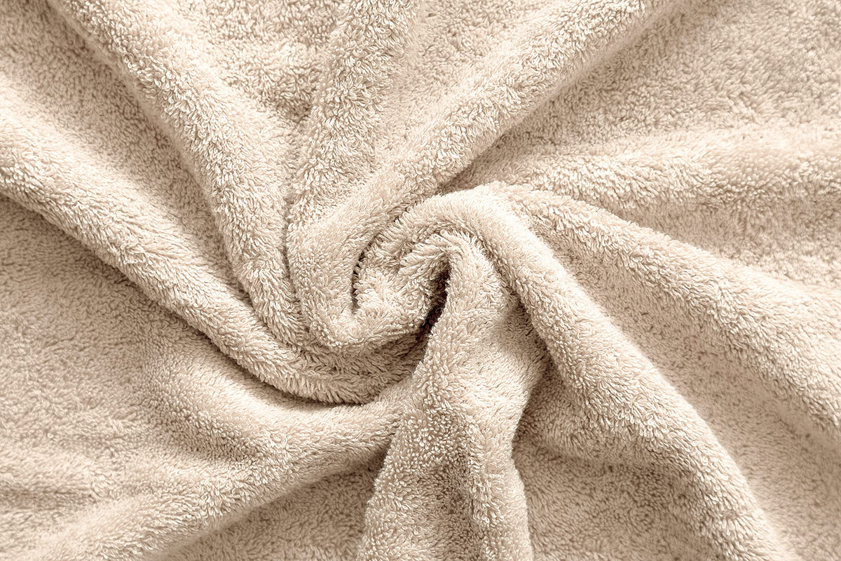 American Veteran Towel beige color adds warm spa-like appeal.