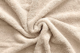 American Veteran Towel beige color adds warm spa-like appeal.