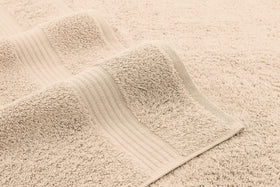 American Veteran Towel double-stitched long sides for enhanced durability.