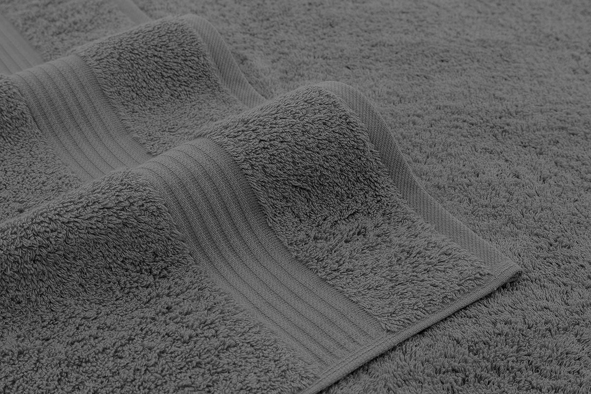 American Veteran Towel label and weave detail highlighting luxury hotel softness