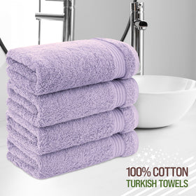 American Veteran Towel lilac hand towel folded, inviting soft, luxurious bathroom feel