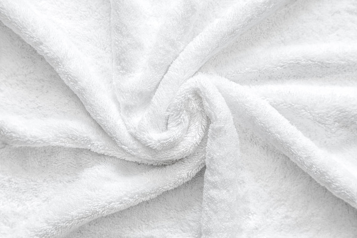 American Veteran Towel white bathroom display, clean and inviting look