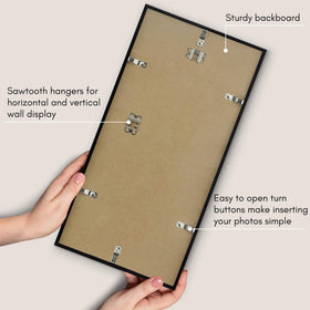 Americanflat backboard within the 10x20 frame keeps photos secure
