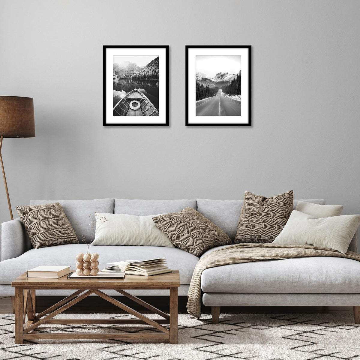 Americanflat included mat transforms display to a 12x16 composition.