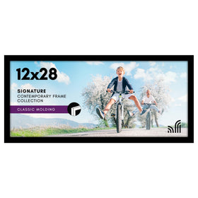 Americanflat 12x28 frame with polished plexiglass front for crystal-clear memories