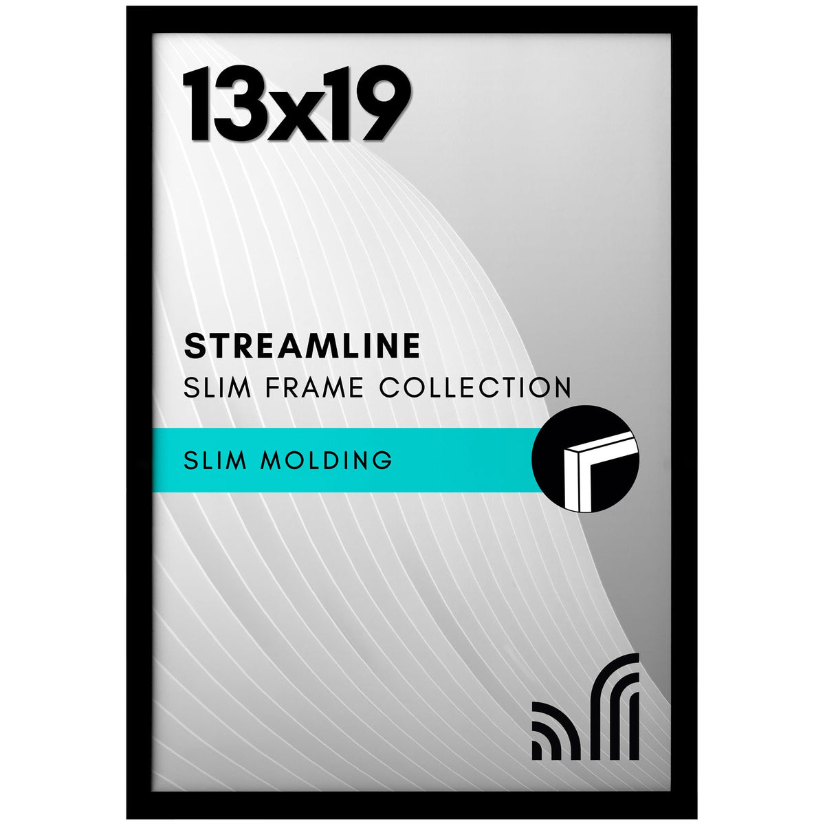 Americanflat 13x19 frame with polished plexiglass front for crisp displays