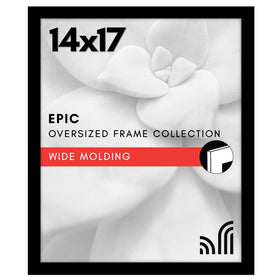 Americanflat 14x17 frame with wide molding for bold wall displays.