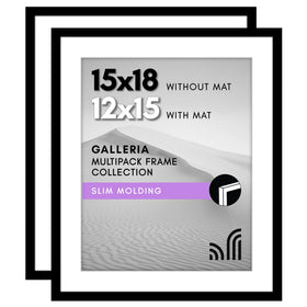 Americanflat 15x18 frame with plexiglass front showcases memories clearly