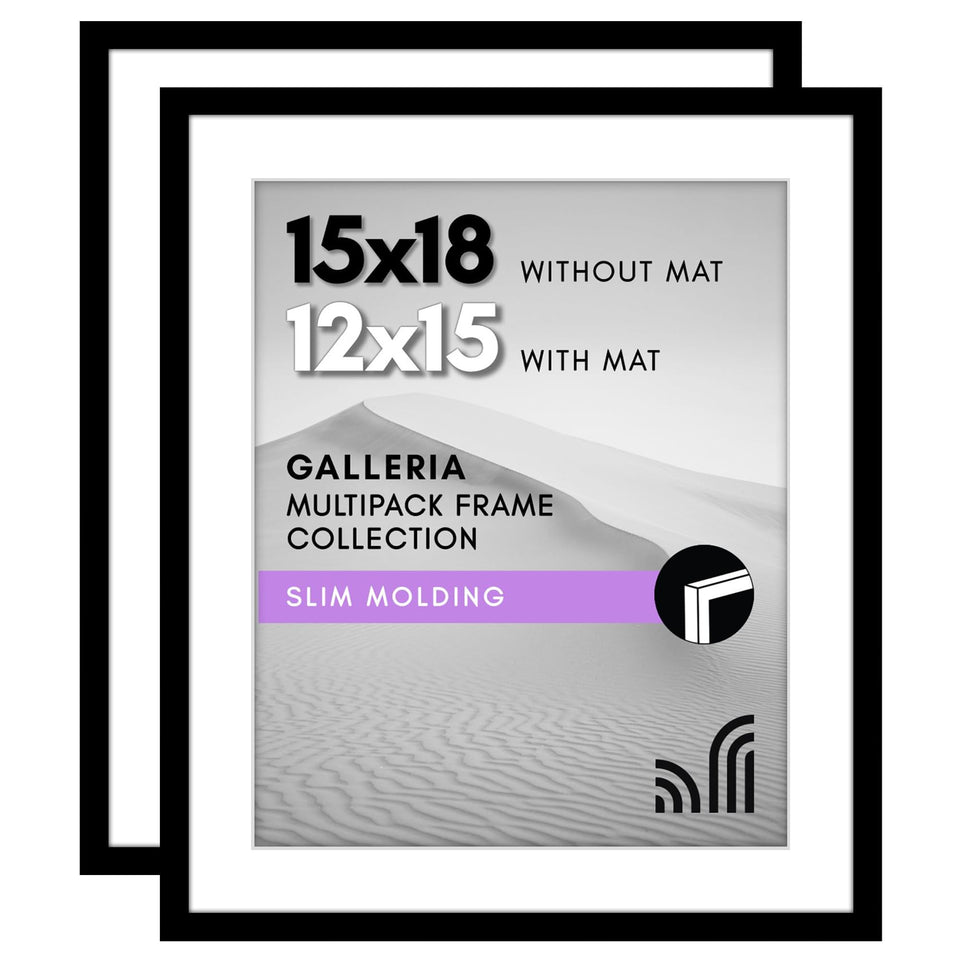 Americanflat 15x18 frame with plexiglass front showcases memories clearly