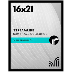 Americanflat 16x21 frame with polished plexiglass front keeps photos pristine.