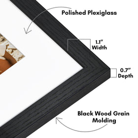 Americanflat 16x24 frame with mat for crisp 12x18 display.
