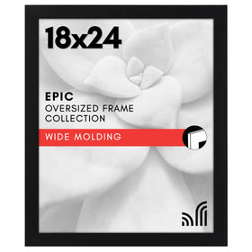 Americanflat 18x24 frame with polished plexiglass front for clear photo display.