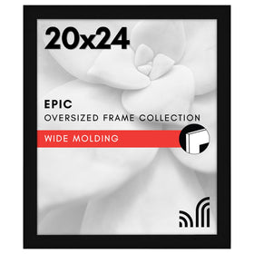 Americanflat 20x24 frame with polished plexiglass for clear photo viewing