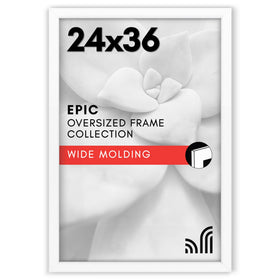 Americanflat 24x36 poster frame with plexiglass front preserves memories with crystal clarity.