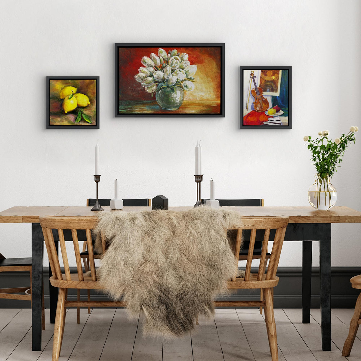 Americanflat wall frame elevates art with modern, timeless black framing.