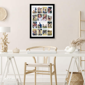Americanflat black finish frame adds timeless elegance to decor