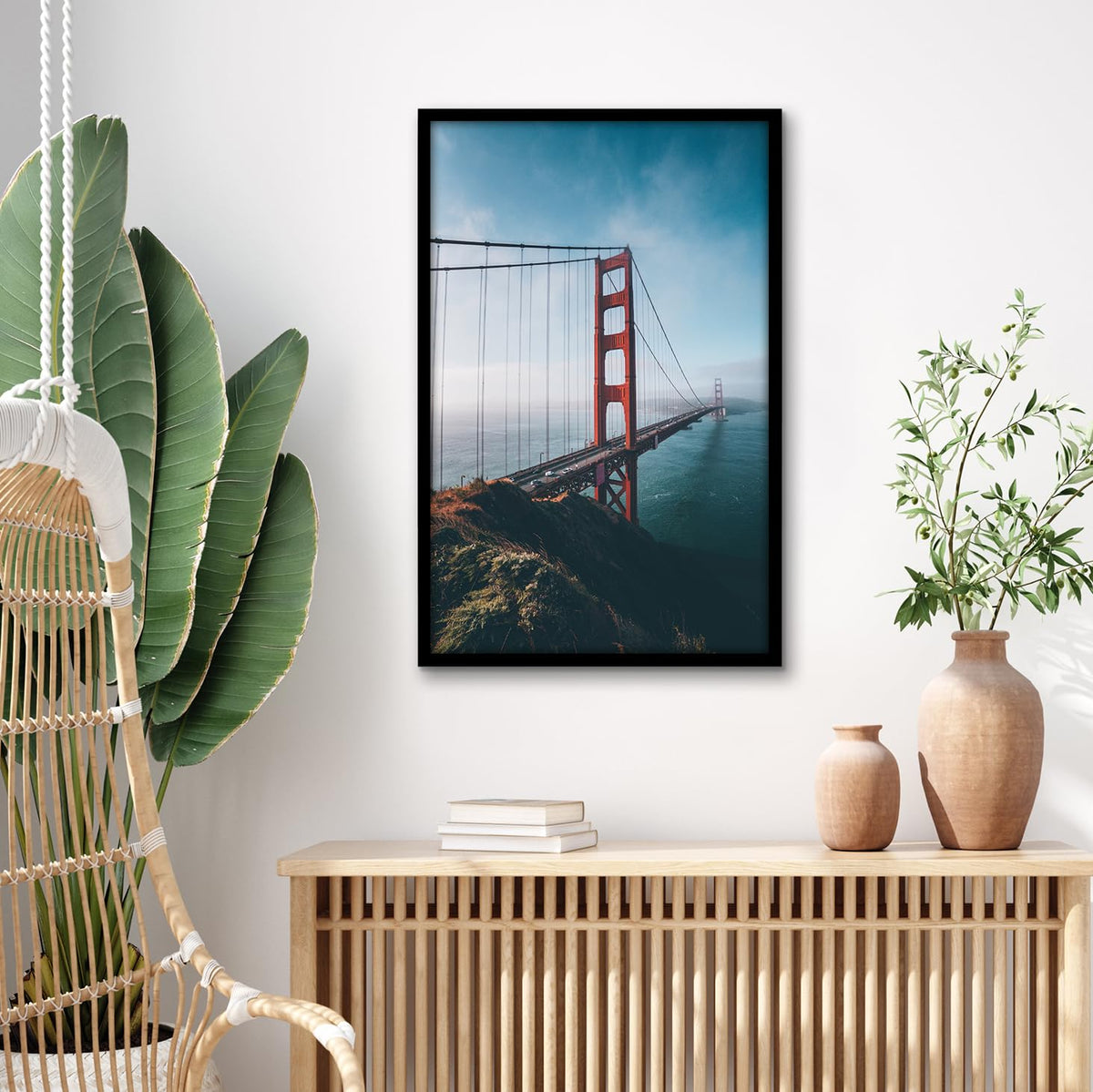 Americanflat black frame adds timeless elegance to any room