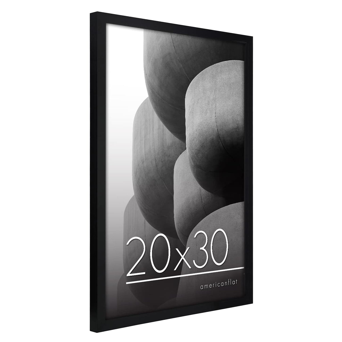 Americanflat black gallery-style frame complements any room and decor.