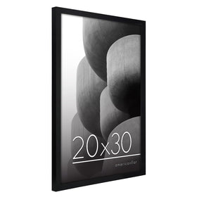 Americanflat black gallery-style frame complements any room and decor.