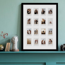 Americanflat black mini-frame decor adds timeless elegance to any space.