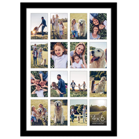 Americanflat collage frame with plexiglass front for clear display