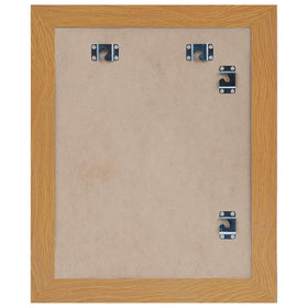 Americanflat dark oak finish frame detail highlighting a warm, contemporary look.